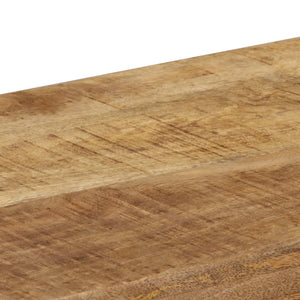 Konsolentisch 120x35x76 cm Stahl und Massivholz Mango