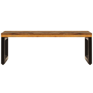 Couchtisch 100x50x35 cm Altholz und Stahl