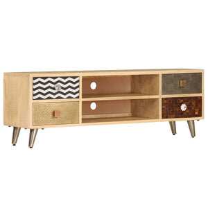 TV-Schrank 120x30x40 cm Massivholz Mango