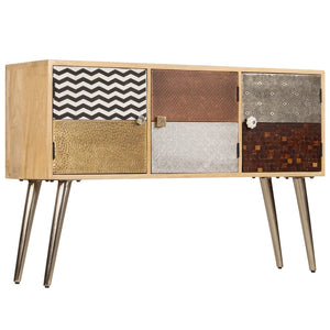 Sideboard 120 x 30 x 75 cm Massivholz Mango