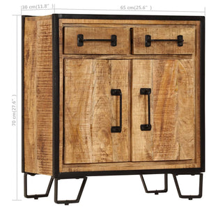vidaXL Buffet 65x30x70 cm en bois de manguier massif