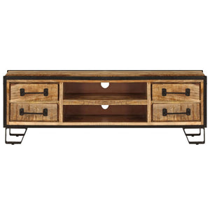 TV-Schrank mit Schubladen 120x30x40 cm Massivholz Mango