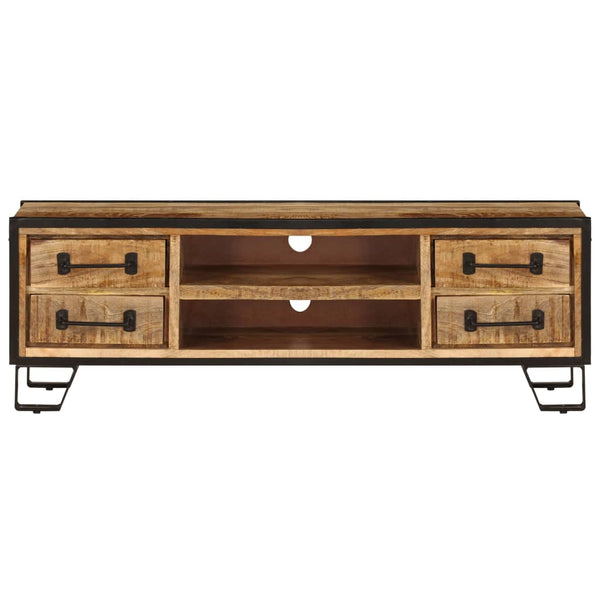 TV-Schrank mit Schubladen 120x30x40 cm Massivholz Mango