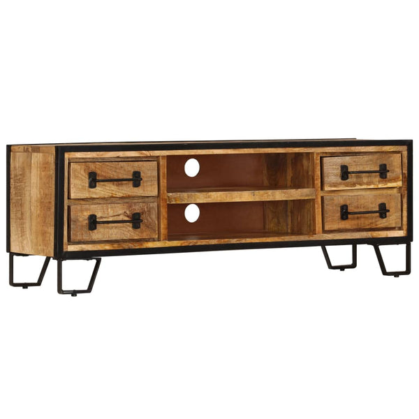 TV-Schrank mit Schubladen 120x30x40 cm Massivholz Mango