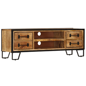 TV-Schrank mit Schubladen 120x30x40 cm Massivholz Mango