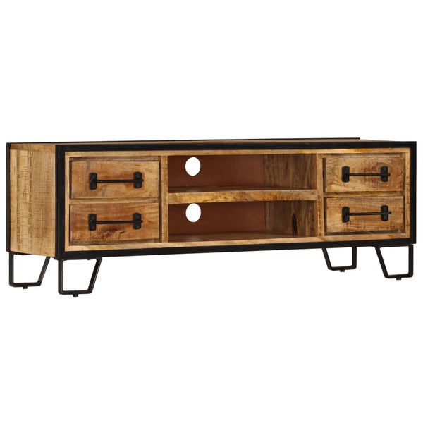 TV-Schrank mit Schubladen 120x30x40 cm Massivholz Mango