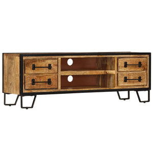 TV-Schrank mit Schubladen 120x30x40 cm Massivholz Mango