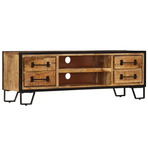 TV-Schrank mit Schubladen 120x30x40 cm Massivholz Mango