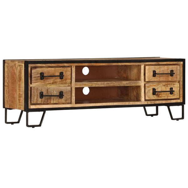 TV-Schrank mit Schubladen 120x30x40 cm Massivholz Mango
