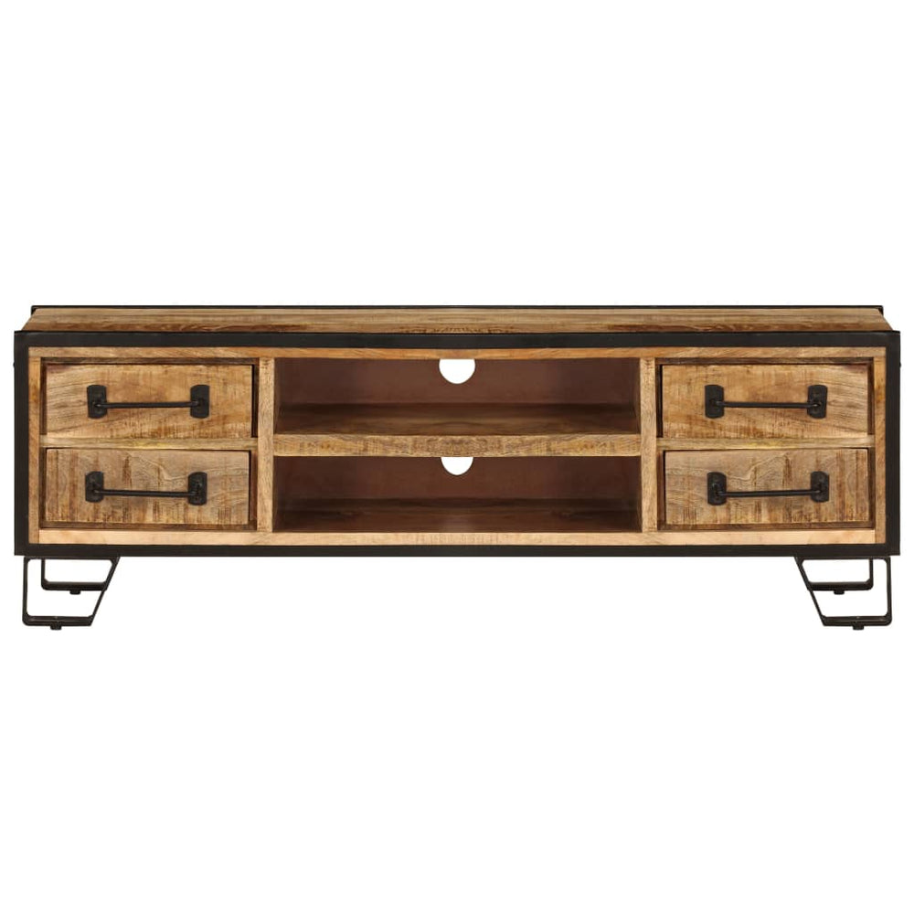 TV-Schrank mit Schubladen 120x30x40 cm Massivholz Mango