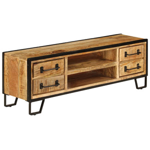 TV-Schrank mit Schubladen 120x30x40 cm Massivholz Mango
