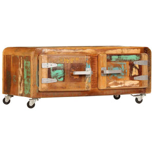 vidaXL Table basse 85x55x40 cm Bois de récupération massif