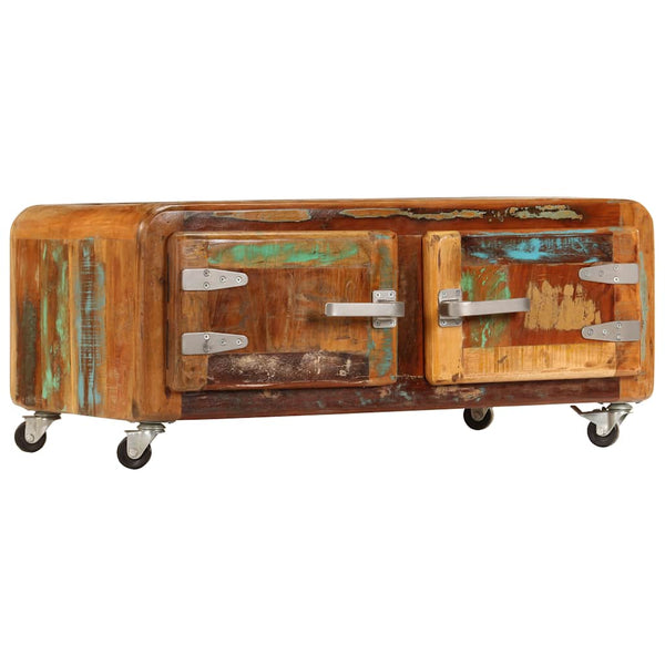vidaXL Table basse 85x55x40 cm Bois de récupération massif