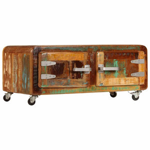 vidaXL Table basse 85x55x40 cm Bois de récupération massif