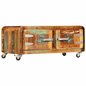 vidaXL Table basse 85x55x40 cm Bois de récupération massif