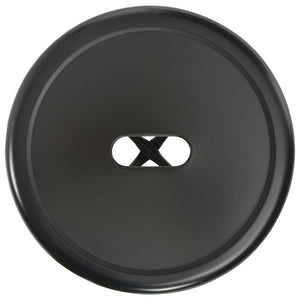 vidaXL Tabourets de bar 2 pcs Noir Acier