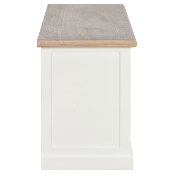 TV-Schrank Weiß 90x30x40 cm Holz