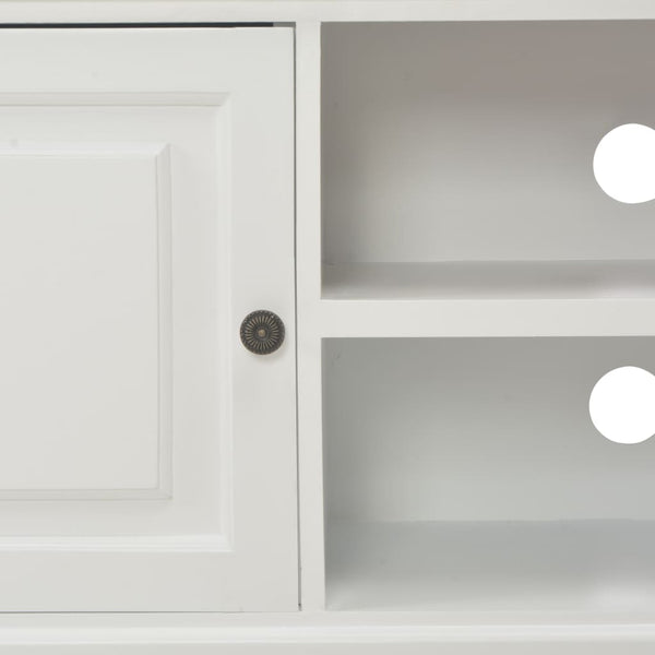 TV-Schrank Weiß 90x30x40 cm Holz