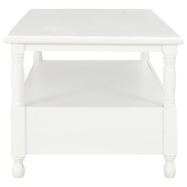 Couchtisch Weiß 100×55×45 cm Holz