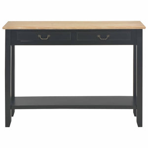 Konsolentisch Schwarz 110 x 35 x 80 cm Holz