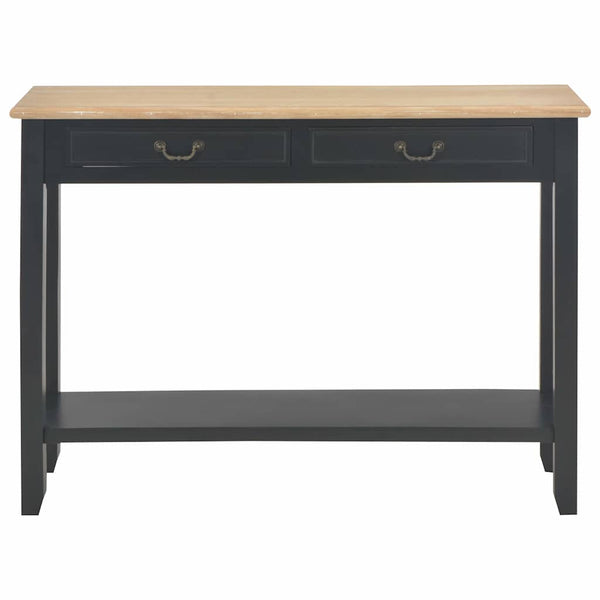 Konsolentisch Schwarz 110 x 35 x 80 cm Holz