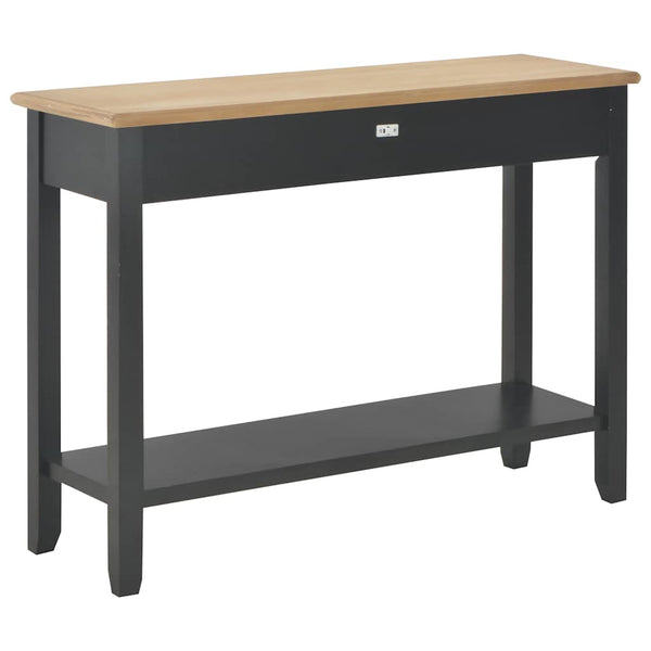 Konsolentisch Schwarz 110 x 35 x 80 cm Holz