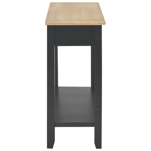 Konsolentisch Schwarz 110 x 35 x 80 cm Holz