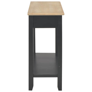 Konsolentisch Schwarz 110 x 35 x 80 cm Holz