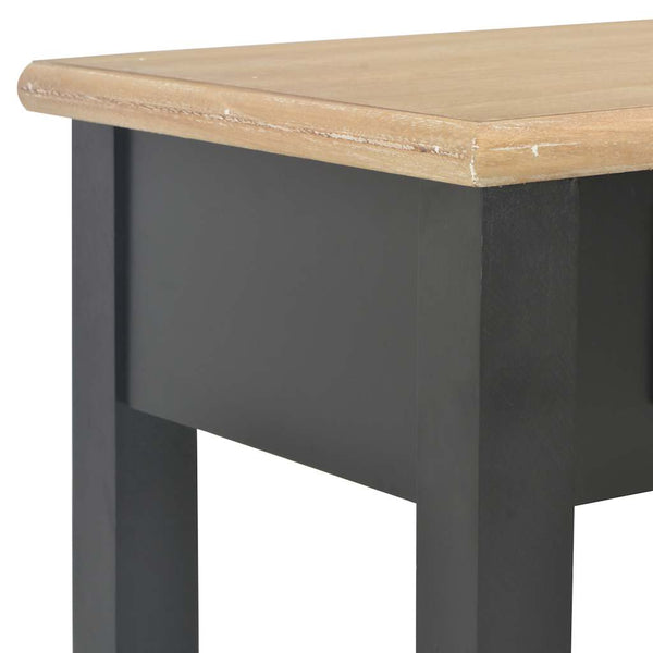 Konsolentisch Schwarz 110 x 35 x 80 cm Holz
