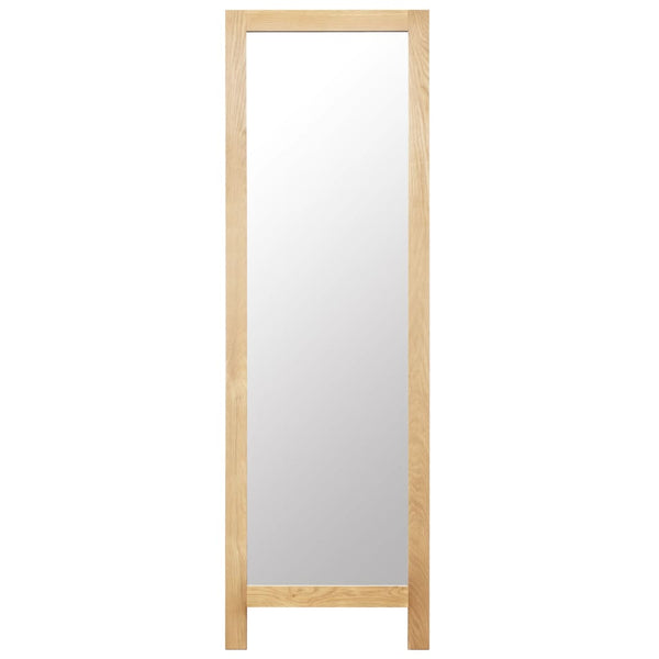 Standspiegel 48 x 46,5 x 150 cm Massivholz Eiche