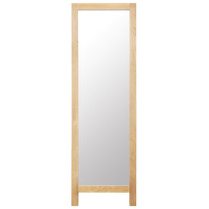 Standspiegel 48 x 46,5 x 150 cm Massivholz Eiche
