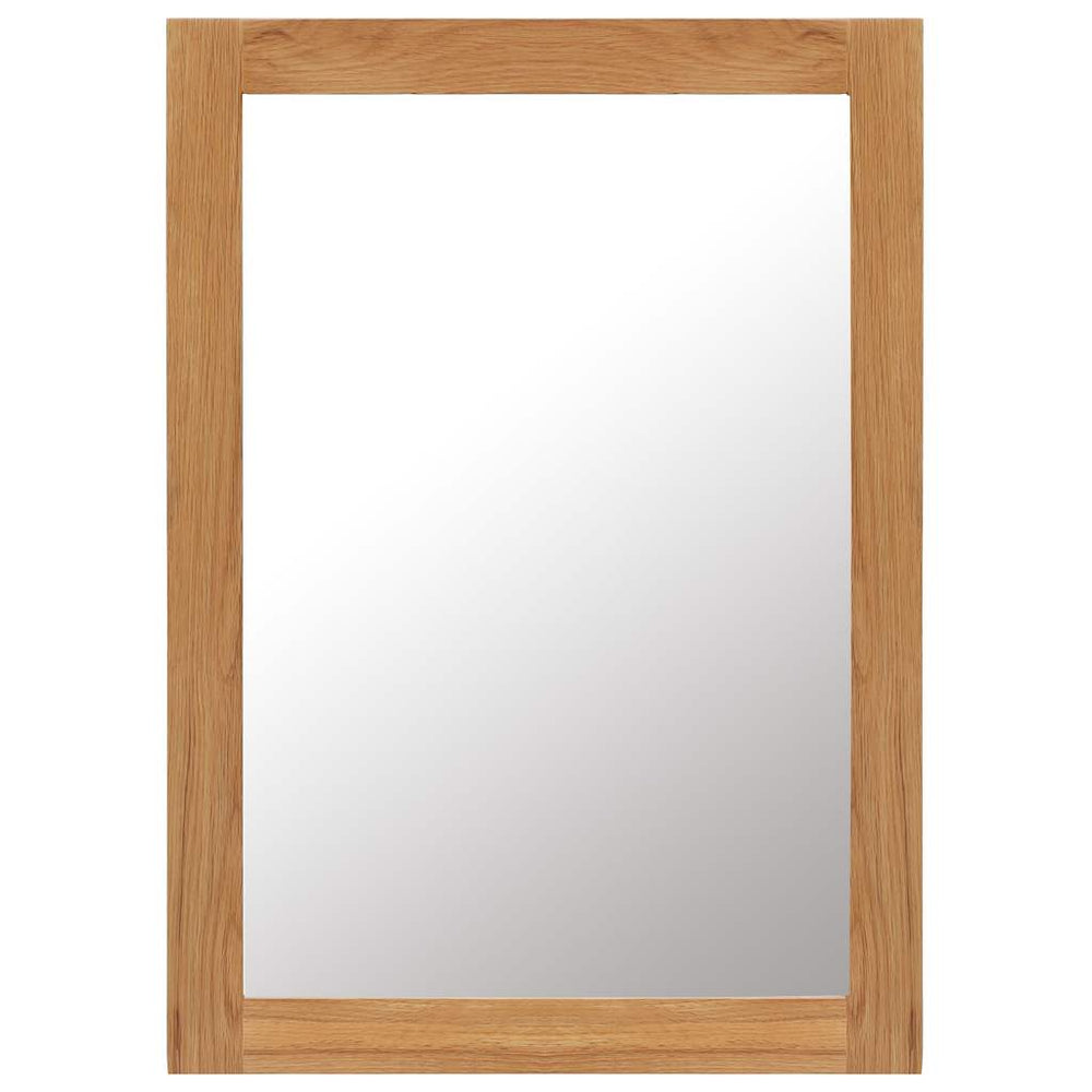 vidaXL Miroir 50x70 cm Chêne massif