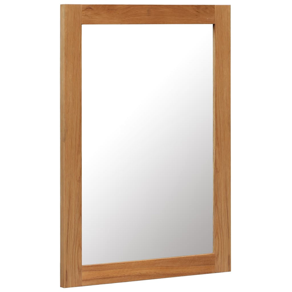 vidaXL Miroir 50x70 cm Chêne massif