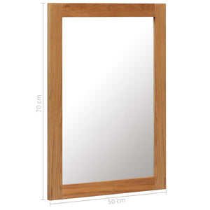 Spiegel 50x70 cm Eiche Massivholz