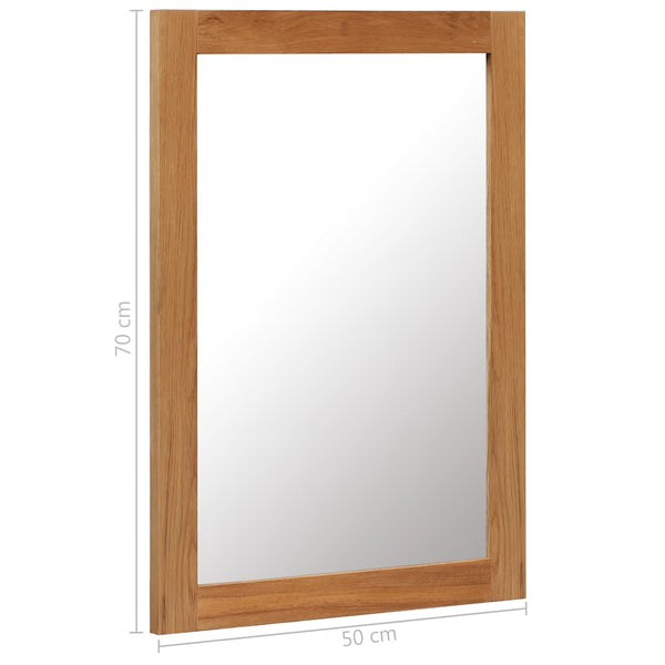 Spiegel 50x70 cm Eiche Massivholz