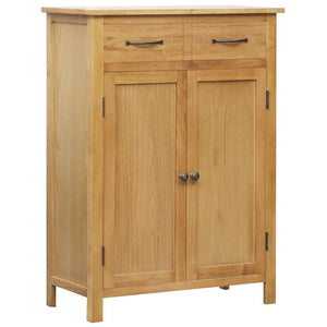 Schuhschrank 76x37x105 cm Eiche Massivholz