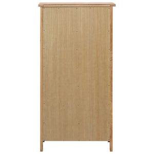 Schuhschrank 76x37x105 cm Eiche Massivholz