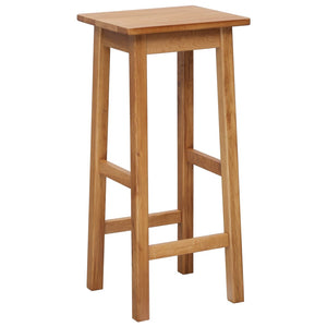 3-tlg. Bar-Set Massivholz Eiche