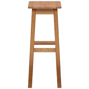 3-tlg. Bar-Set Massivholz Eiche