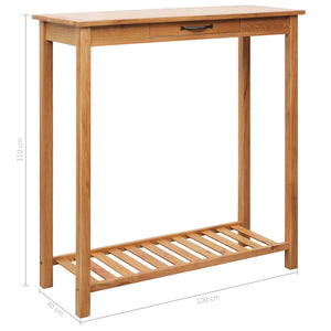 3-tlg. Bar-Set Massivholz Eiche