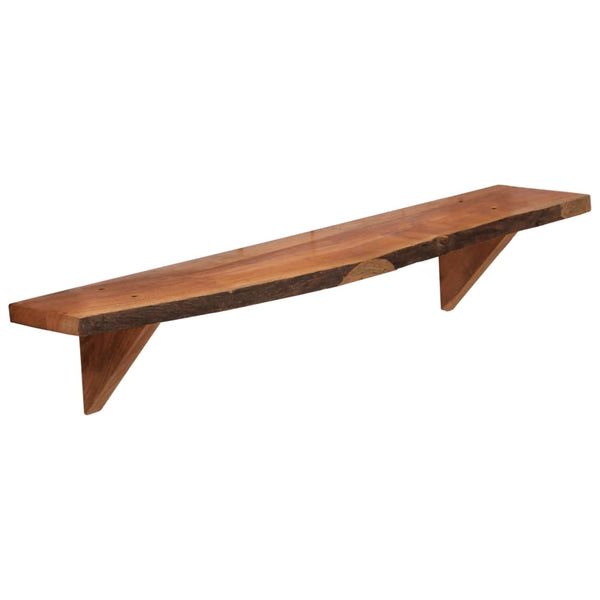 vidaXL Étagères murales 2 pcs 90 x 20 x 18 cm Bois d'acacia massif