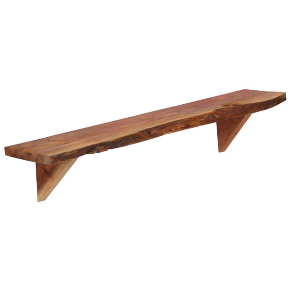 vidaXL Étagères murales 2 pcs 90 x 20 x 18 cm Bois d'acacia massif