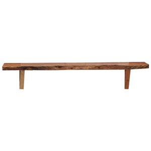 vidaXL Étagères murales 2 pcs 90 x 20 x 18 cm Bois d'acacia massif