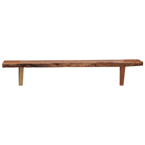 vidaXL Étagères murales 2 pcs 90 x 20 x 18 cm Bois d'acacia massif