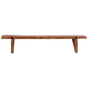 vidaXL Étagères murales 2 pcs 90 x 20 x 18 cm Bois d'acacia massif