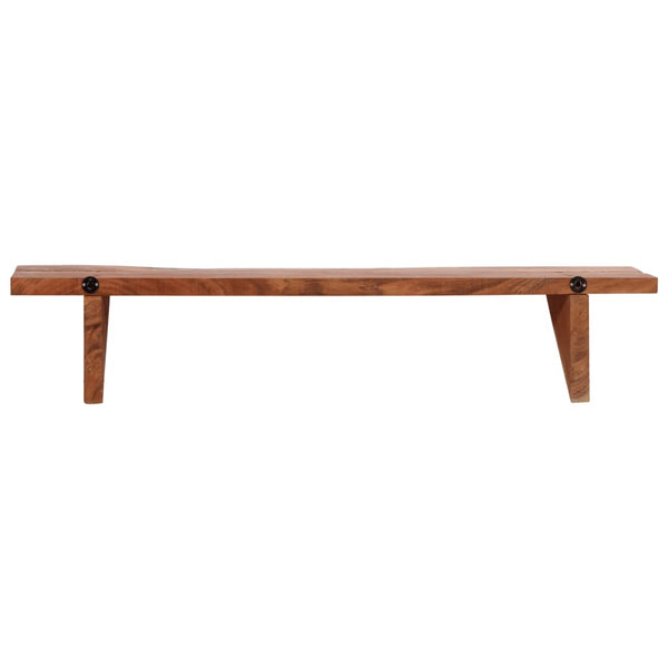 vidaXL Étagères murales 2 pcs 90 x 20 x 18 cm Bois d'acacia massif