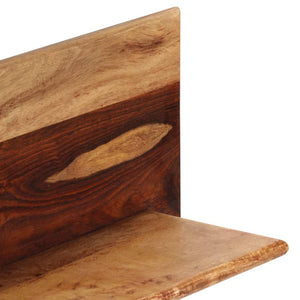 vidaXL Étagères murales 2 pcs 58x26x20 cm bois d'acacia massif