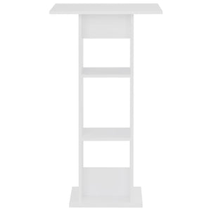 Table de bar vidaXL blanc 60x60x110 cm