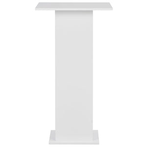 Table de bar vidaXL blanc 60x60x110 cm