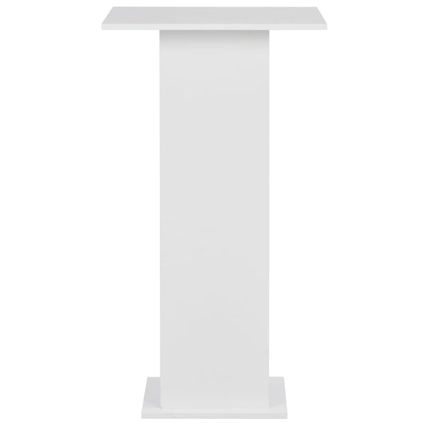 Table de bar vidaXL blanc 60x60x110 cm